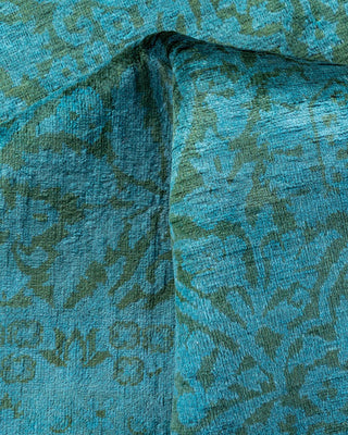 Fine Vibrance, One-of-a-Kind Hand-Knotted Area Rug - Blue, 6' 2" x 9' 0" - Solo Rugs