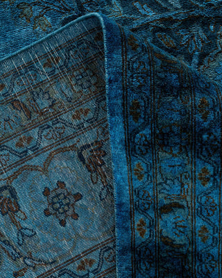 Fine Vibrance, One-of-a-Kind Hand-Knotted Area Rug - Blue, 8' 2" x 10' 3" - Solo Rugs