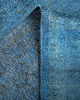 Fine Vibrance, One-of-a-Kind Hand-Knotted Area Rug - Blue, 8' 3" x 15' 9" - Solo Rugs