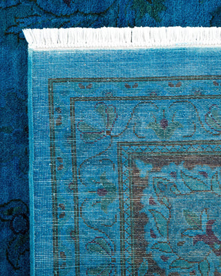 Fine Vibrance, One-of-a-Kind Hand-Knotted Area Rug - Blue, 8' 4" x 10' 5" - Solo Rugs