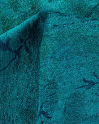 Fine Vibrance, One-of-a-Kind Hand-Knotted Area Rug - Blue, 8' 4" x 10' 8" - Solo Rugs