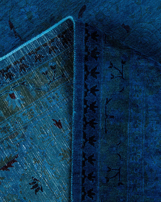 Fine Vibrance, One-of-a-Kind Hand-Knotted Area Rug - Blue, 9' 1" x 12' 4" - Solo Rugs