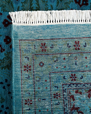 Fine Vibrance, One-of-a-Kind Hand-Knotted Area Rug - Blue, 9' 2" x 17' 8" - Solo Rugs