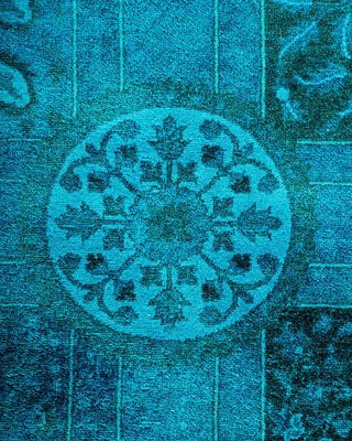 Fine Vibrance, One-of-a-Kind Hand-Knotted Area Rug - Blue, 9' 4" x 16' 10" - Solo Rugs