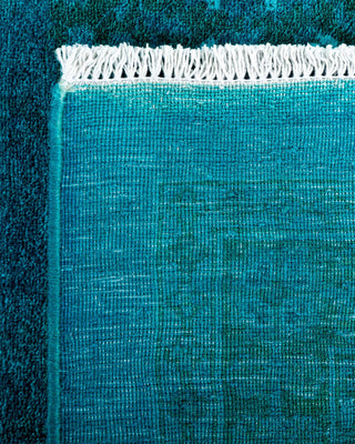 Fine Vibrance, One-of-a-Kind Hand-Knotted Area Rug - Blue, 9' 4" x 16' 10" - Solo Rugs