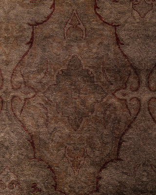 Fine Vibrance, One-of-a-Kind Hand-Knotted Area Rug - Brown, 4' 1" x 5' 10" - Solo Rugs