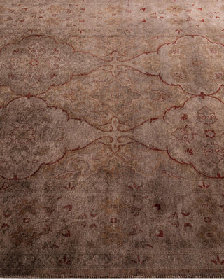 Fine Vibrance, One-of-a-Kind Hand-Knotted Area Rug - Brown, 4' 1" x 5' 10" - Solo Rugs