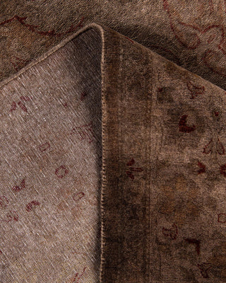 Fine Vibrance, One-of-a-Kind Hand-Knotted Area Rug - Brown, 4' 1" x 5' 10" - Solo Rugs