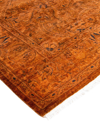 Fine Vibrance, One-of-a-Kind Hand-Knotted Area Rug - Brown, 4' 1" x 6' 3" - Solo Rugs
