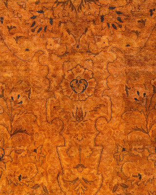 Fine Vibrance, One-of-a-Kind Hand-Knotted Area Rug - Brown, 4' 1" x 6' 3" - Solo Rugs