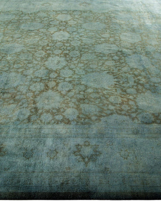 Fine Vibrance, One-of-a-Kind Hand-Knotted Area Rug - Brown, 8' 1" x 14' 2" - Solo Rugs