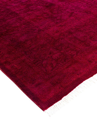 Fine Vibrance, One-of-a-Kind Hand-Knotted Area Rug - Burgundy, 8' 0" x 10' 2" - Solo Rugs