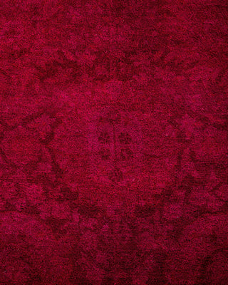 Fine Vibrance, One-of-a-Kind Hand-Knotted Area Rug - Burgundy, 8' 0" x 10' 2" - Solo Rugs