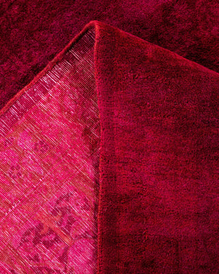 Fine Vibrance, One-of-a-Kind Hand-Knotted Area Rug - Burgundy, 8' 0" x 10' 2" - Solo Rugs