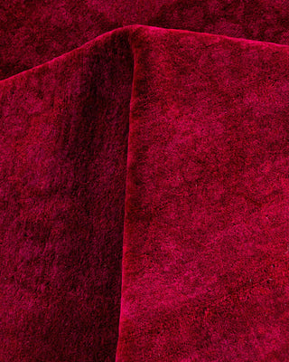 Fine Vibrance, One-of-a-Kind Hand-Knotted Area Rug - Burgundy, 8' 0" x 10' 2" - Solo Rugs