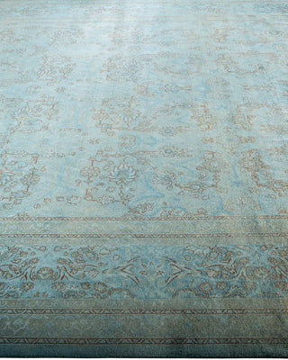 Fine Vibrance, One-of-a-Kind Hand-Knotted Area Rug - Gray, 12' 0" x 23' 1" - Solo Rugs