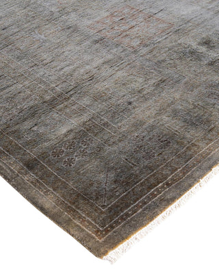 Fine Vibrance, One-of-a-Kind Hand-Knotted Area Rug - Gray, 4' 0" x 10' 7" - Solo Rugs