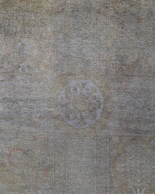 Fine Vibrance, One-of-a-Kind Hand-Knotted Area Rug - Gray, 4' 0" x 10' 7" - Solo Rugs