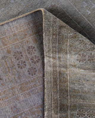Fine Vibrance, One-of-a-Kind Hand-Knotted Area Rug - Gray, 4' 0" x 10' 7" - Solo Rugs