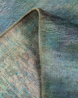 Fine Vibrance, One-of-a-Kind Hand-Knotted Area Rug - Gray, 4' 9" x 7' 0" - Solo Rugs