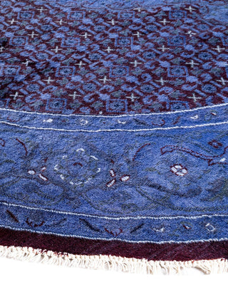 Fine Vibrance, One-of-a-Kind Hand-Knotted Area Rug - Gray, 6' 1" x 6' 3" - Solo Rugs