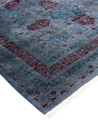 Fine Vibrance, One-of-a-Kind Hand-Knotted Area Rug - Gray, 6' 2" x 9' 0" - Solo Rugs