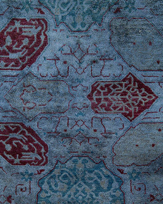 Fine Vibrance, One-of-a-Kind Hand-Knotted Area Rug - Gray, 6' 2" x 9' 0" - Solo Rugs