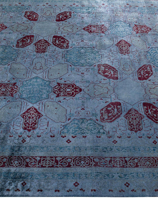 Fine Vibrance, One-of-a-Kind Hand-Knotted Area Rug - Gray, 6' 2" x 9' 0" - Solo Rugs