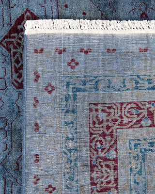 Fine Vibrance, One-of-a-Kind Hand-Knotted Area Rug - Gray, 6' 2" x 9' 0" - Solo Rugs