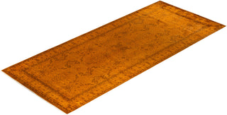 Fine Vibrance, One-of-a-Kind Hand-Knotted Area Rug - Gray, 6' 3" x 14' 9" - Solo Rugs