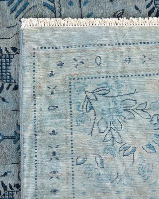 Fine Vibrance, One-of-a-Kind Hand-Knotted Area Rug - Gray, 8' 1" x 10' 2" - Solo Rugs
