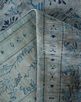 Fine Vibrance, One-of-a-Kind Hand-Knotted Area Rug - Gray, 8' 1" x 10' 2" - Solo Rugs