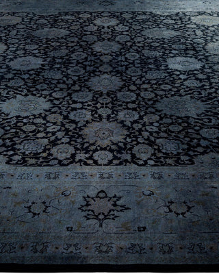 Fine Vibrance, One-of-a-Kind Hand-Knotted Area Rug - Gray, 8' 10" x 16' 7" - Solo Rugs