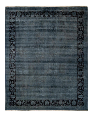 Fine Vibrance, One-of-a-Kind Hand-Knotted Area Rug - Gray, 8' 3" x 10' 2" - Solo Rugs
