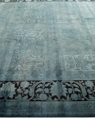 Fine Vibrance, One-of-a-Kind Hand-Knotted Area Rug - Gray, 8' 3" x 10' 2" - Solo Rugs