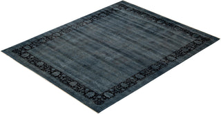 Fine Vibrance, One-of-a-Kind Hand-Knotted Area Rug - Gray, 8' 3" x 10' 2" - Solo Rugs
