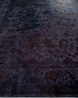 Fine Vibrance, One-of-a-Kind Hand-Knotted Area Rug - Gray, 8' 3" x 10' 5" - Solo Rugs