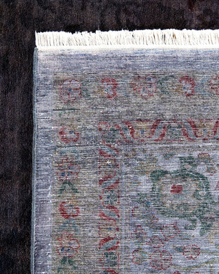 Fine Vibrance, One-of-a-Kind Hand-Knotted Area Rug - Gray, 8' 3" x 10' 5" - Solo Rugs