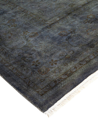 Fine Vibrance, One-of-a-Kind Hand-Knotted Area Rug - Gray, 8' 3" x 13' 10" - Solo Rugs