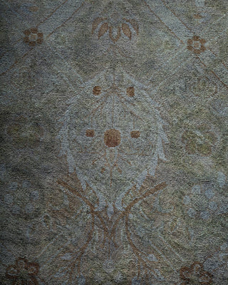 Fine Vibrance, One-of-a-Kind Hand-Knotted Area Rug - Gray, 8' 3" x 13' 10" - Solo Rugs