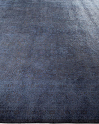 Fine Vibrance, One-of-a-Kind Hand-Knotted Area Rug - Gray, 9' 2" x 16' 4" - Solo Rugs
