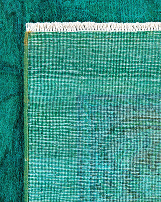 Fine Vibrance, One-of-a-Kind Hand-Knotted Area Rug - Green, 5' 3" x 7' 10" - Solo Rugs