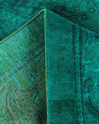 Fine Vibrance, One-of-a-Kind Hand-Knotted Area Rug - Green, 5' 3" x 7' 10" - Solo Rugs