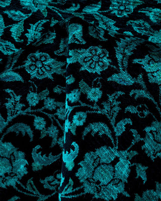 Fine Vibrance, One-of-a-Kind Hand-Knotted Area Rug - Green, 6' 7" x 6' 9" - Solo Rugs