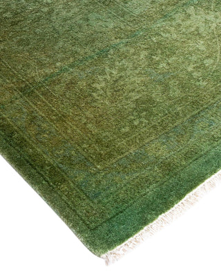 Fine Vibrance, One-of-a-Kind Hand-Knotted Area Rug - Green, 7' 10" x 10' 2" - Solo Rugs