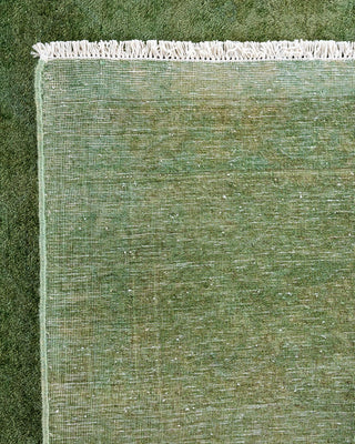 Fine Vibrance, One-of-a-Kind Hand-Knotted Area Rug - Green, 7' 10" x 10' 2" - Solo Rugs