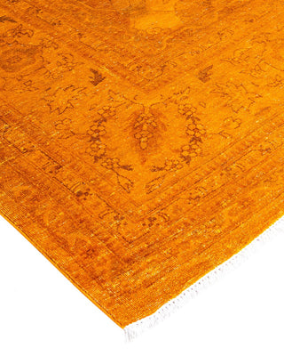 Fine Vibrance, One-of-a-Kind Hand-Knotted Area Rug - Orange, 10' 2" x 13' 10" - Solo Rugs