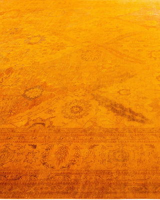 Fine Vibrance, One-of-a-Kind Hand-Knotted Area Rug - Orange, 10' 2" x 13' 10" - Solo Rugs