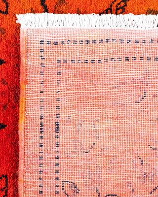 Fine Vibrance, One-of-a-Kind Hand-Knotted Area Rug - Orange, 3' 2" x 5' 4" - Solo Rugs