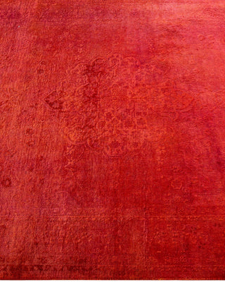 Fine Vibrance, One-of-a-Kind Hand-Knotted Area Rug - Orange, 4' 0" x 6' 4" - Solo Rugs